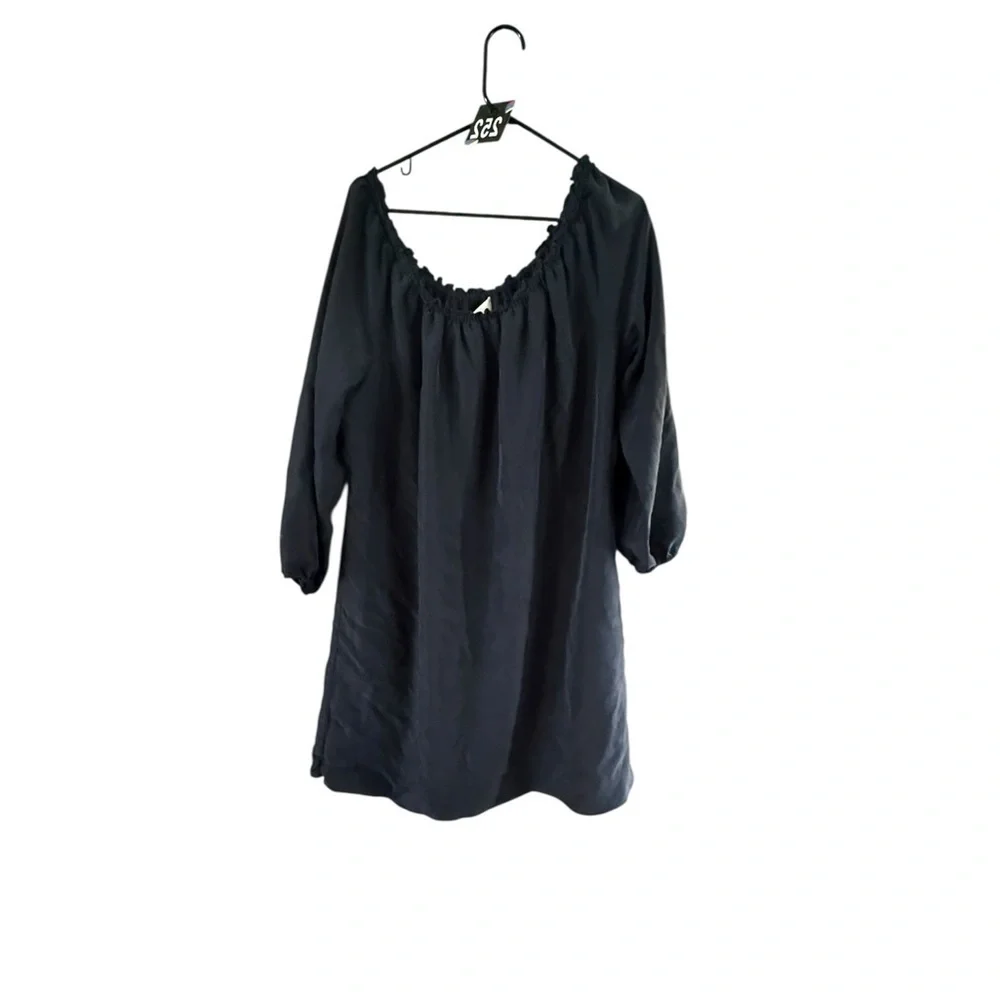 Michael Kors Black Off Shoulder Long Sleeve Dress XL
